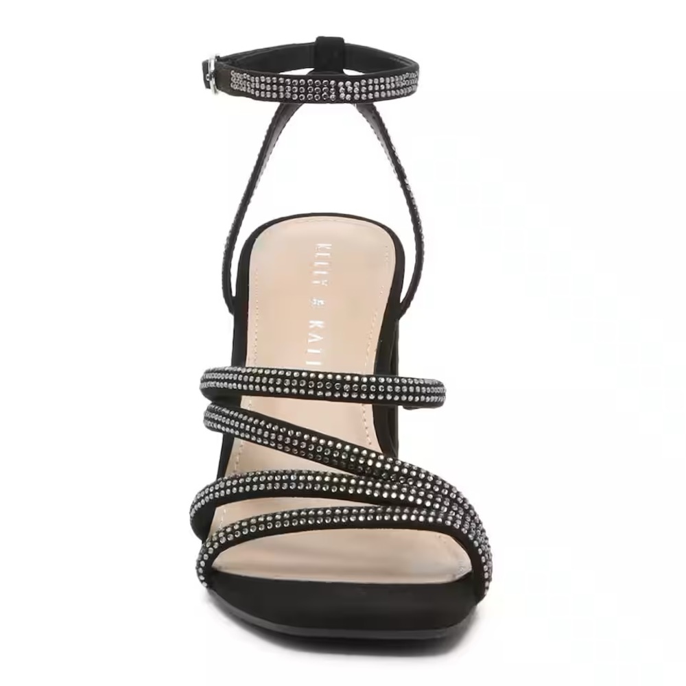Black Rhinestone Heels - Picture 3 of 7